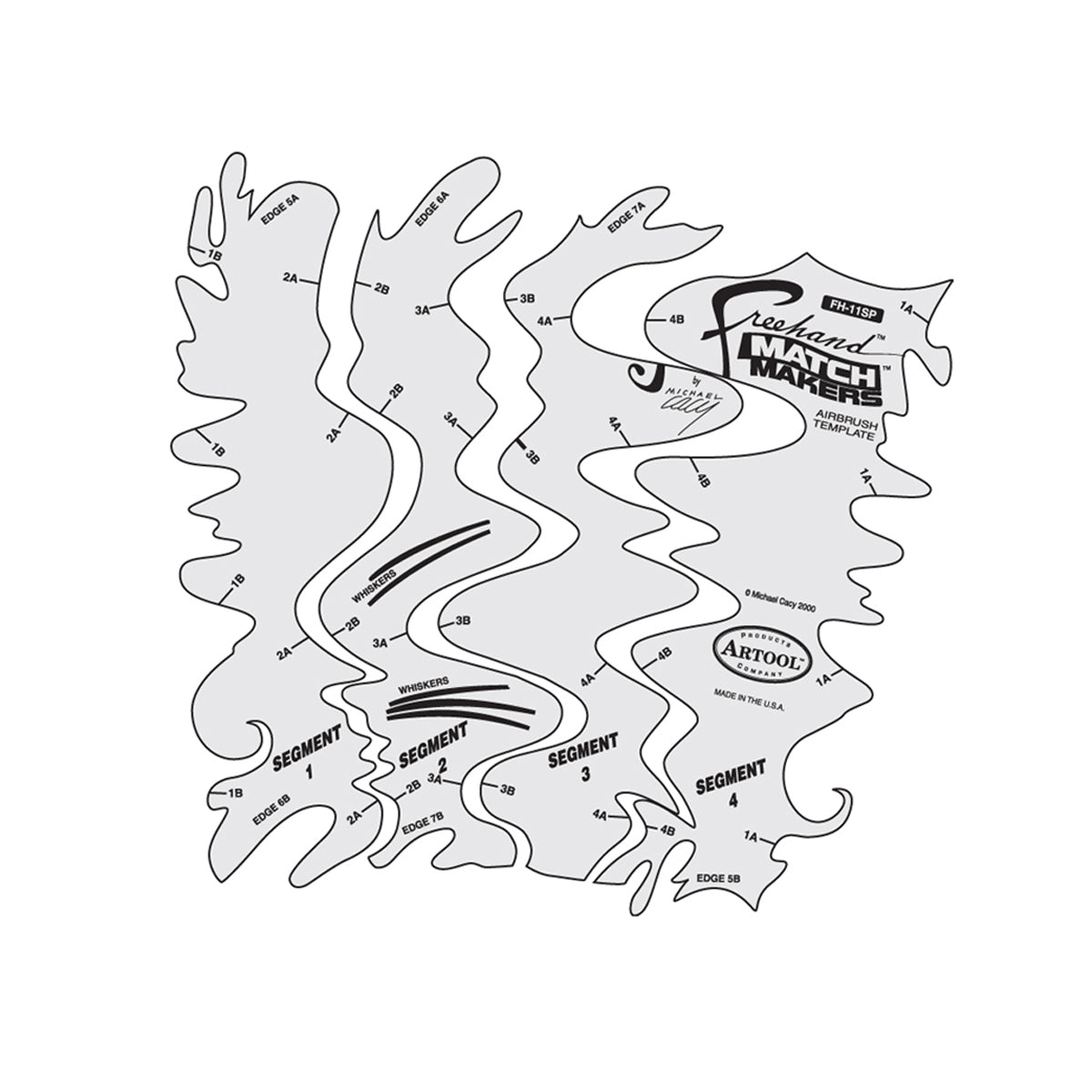 FH.11 - Matchmakers Freehand Airbrush Template