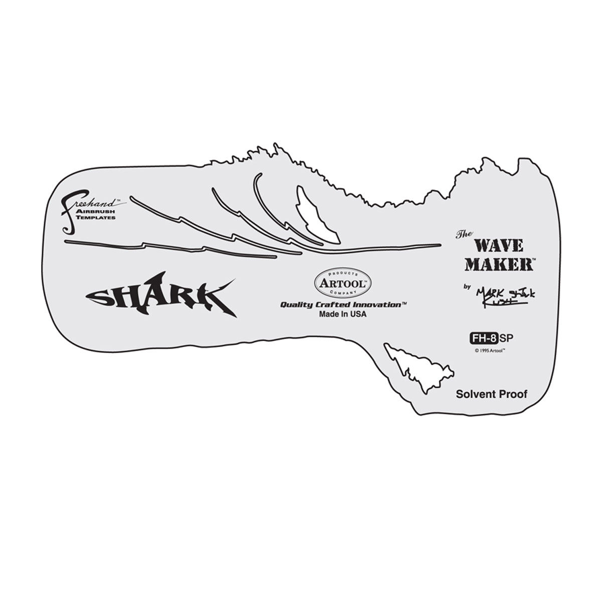 FH.8 - Wave Maker Freehand Airbrush Template
