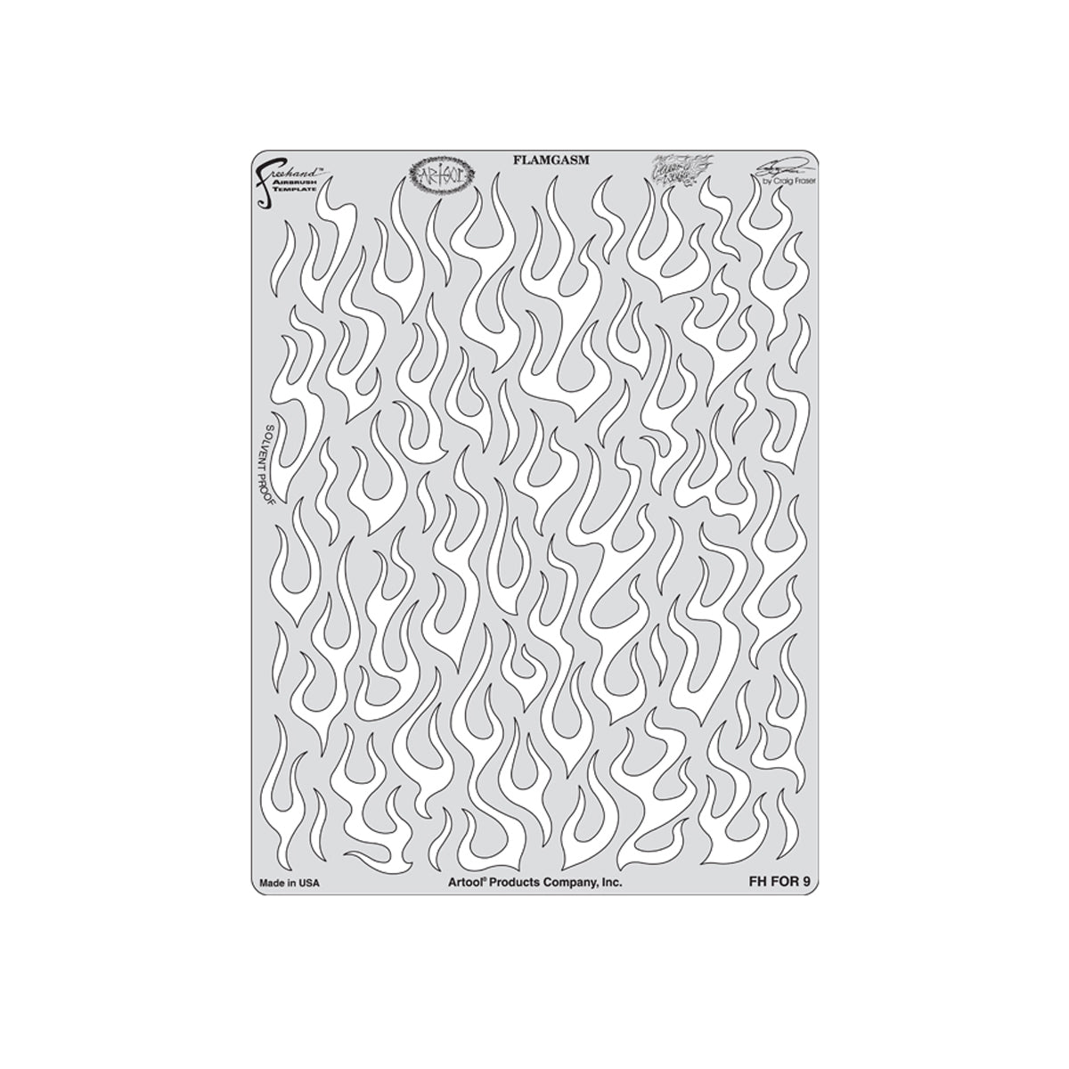 FH.FOR9 - Flamgasm Flame O-Rama 2 Airbrush Template