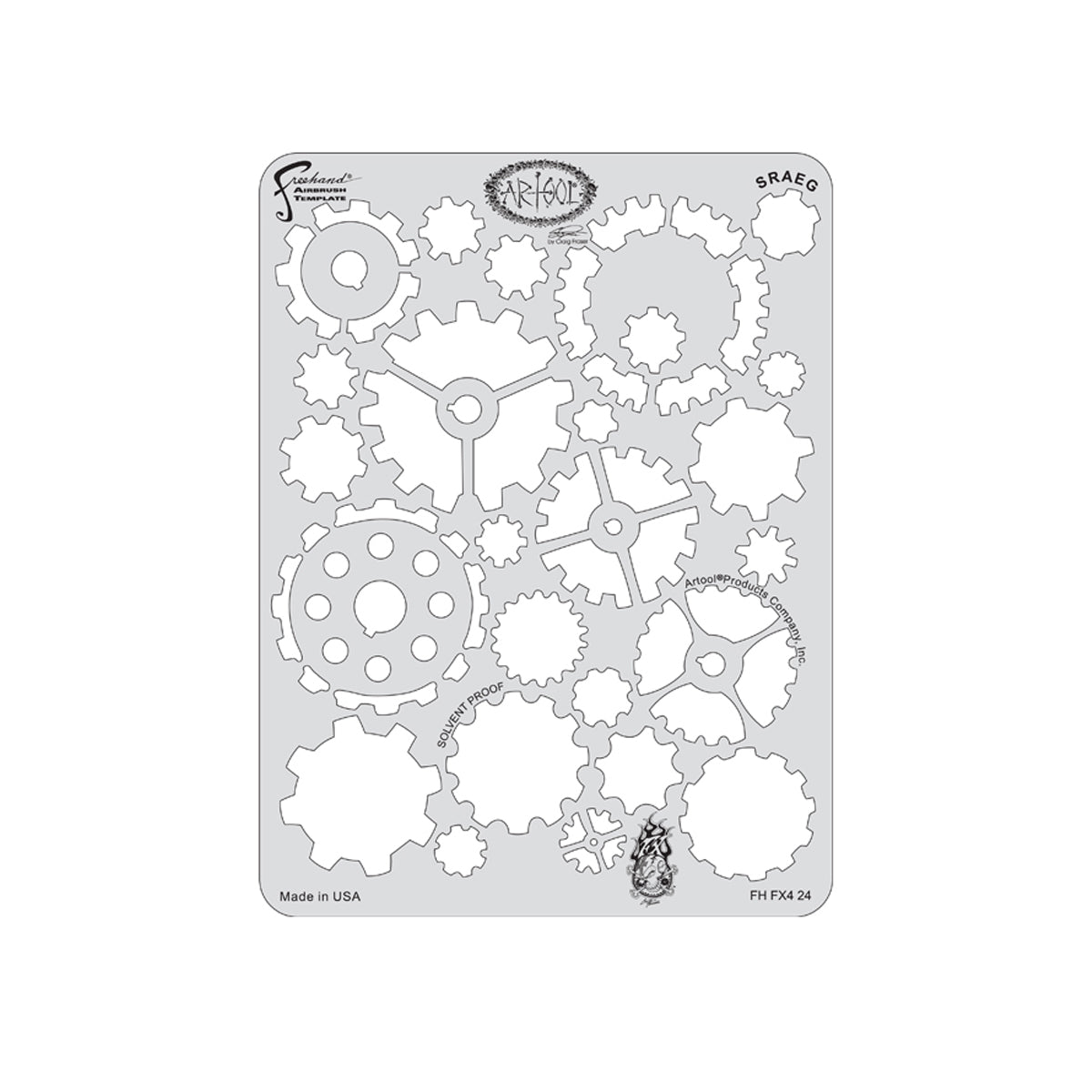 FH.FX424 - Sraeg Kustom FX4 Airbrush Template