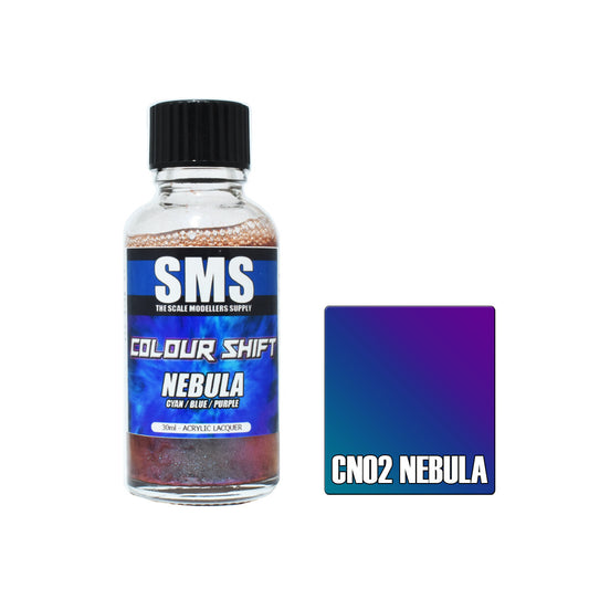CN02 - Colour Shift NEBULA (CYAN/BLUE/PURPLE) - 30ml