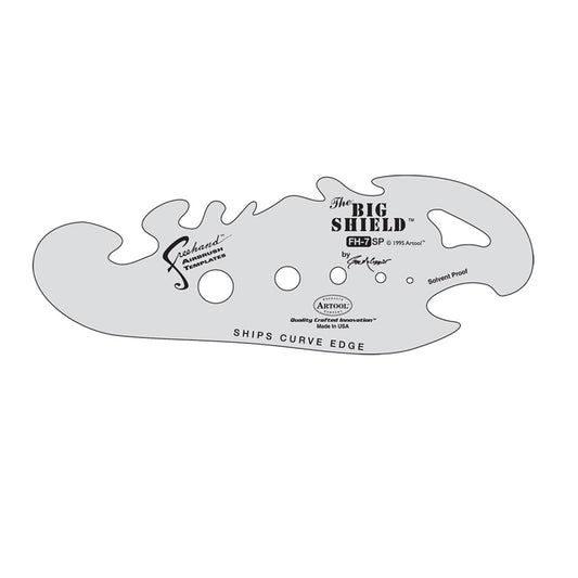 FH.7 - Big Shield Freehand Airbrush Template