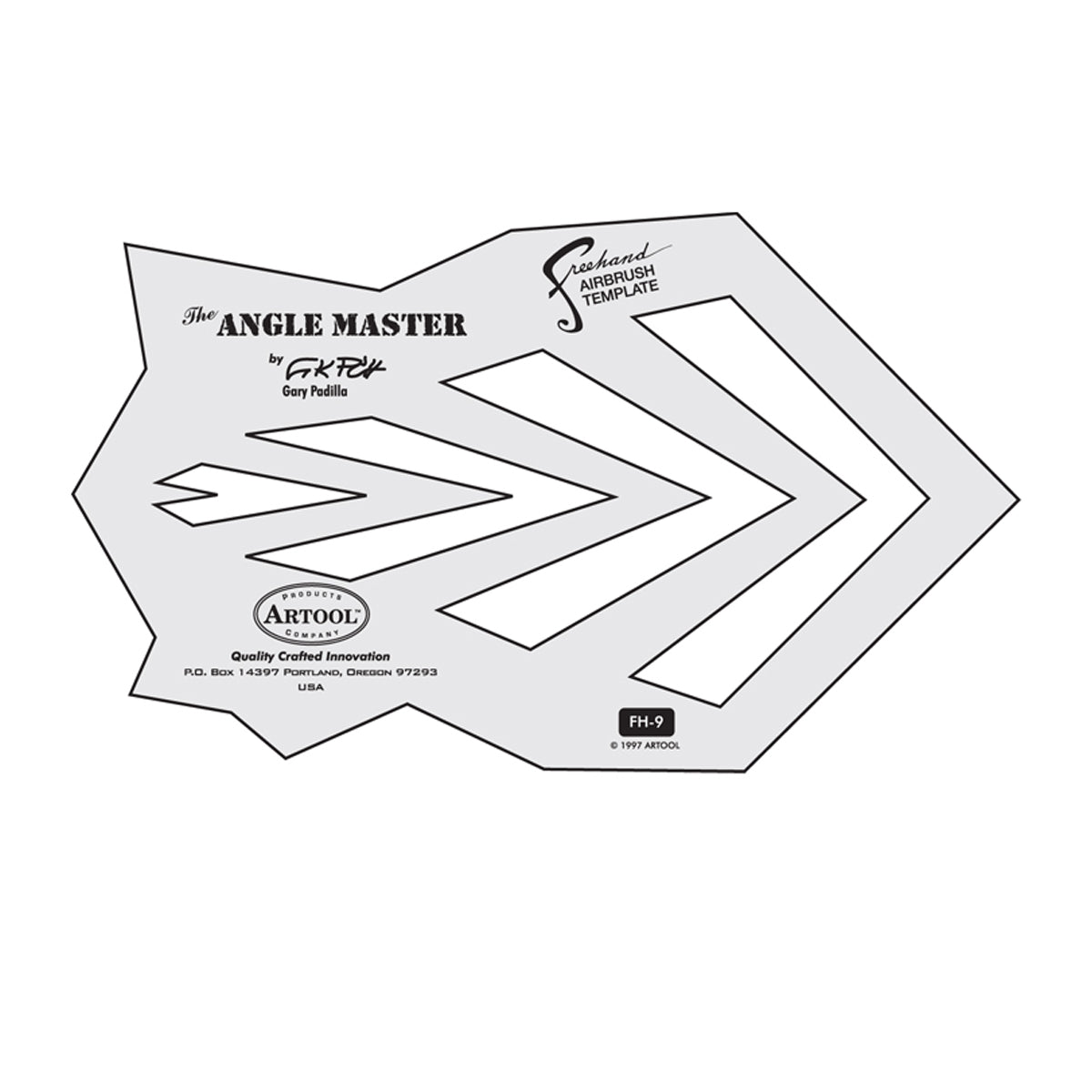 FH.9 - Angle Master Freehand Airbrush Template