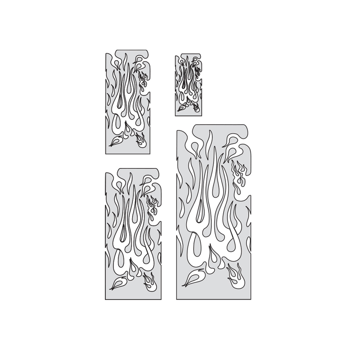 FH.FM2 - Flame Master 2 Freehand Airbrush Template