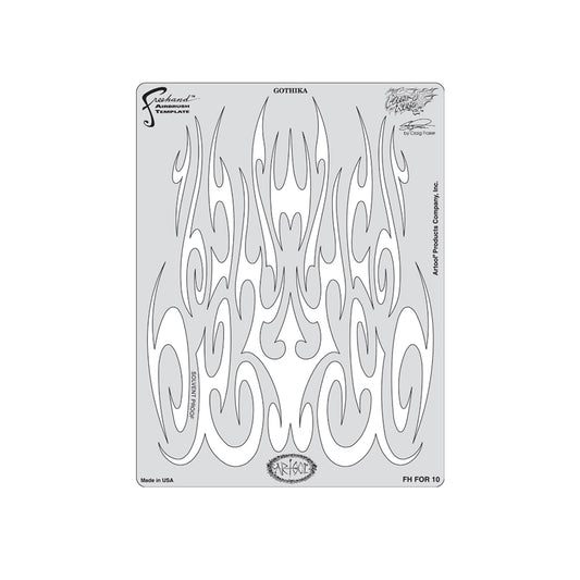 FH.FOR10 - Gothika Flame O-Rama 2 Airbrush Template