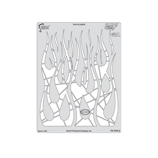FH.FOR6 - Van Flamin' Flame O-Rama 2 Airbrush Template