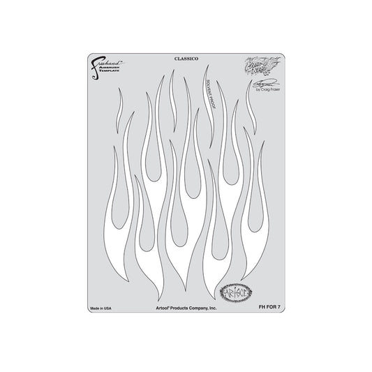 FH.FOR7 - Classico Flame O-Rama 2 Airbrush Template