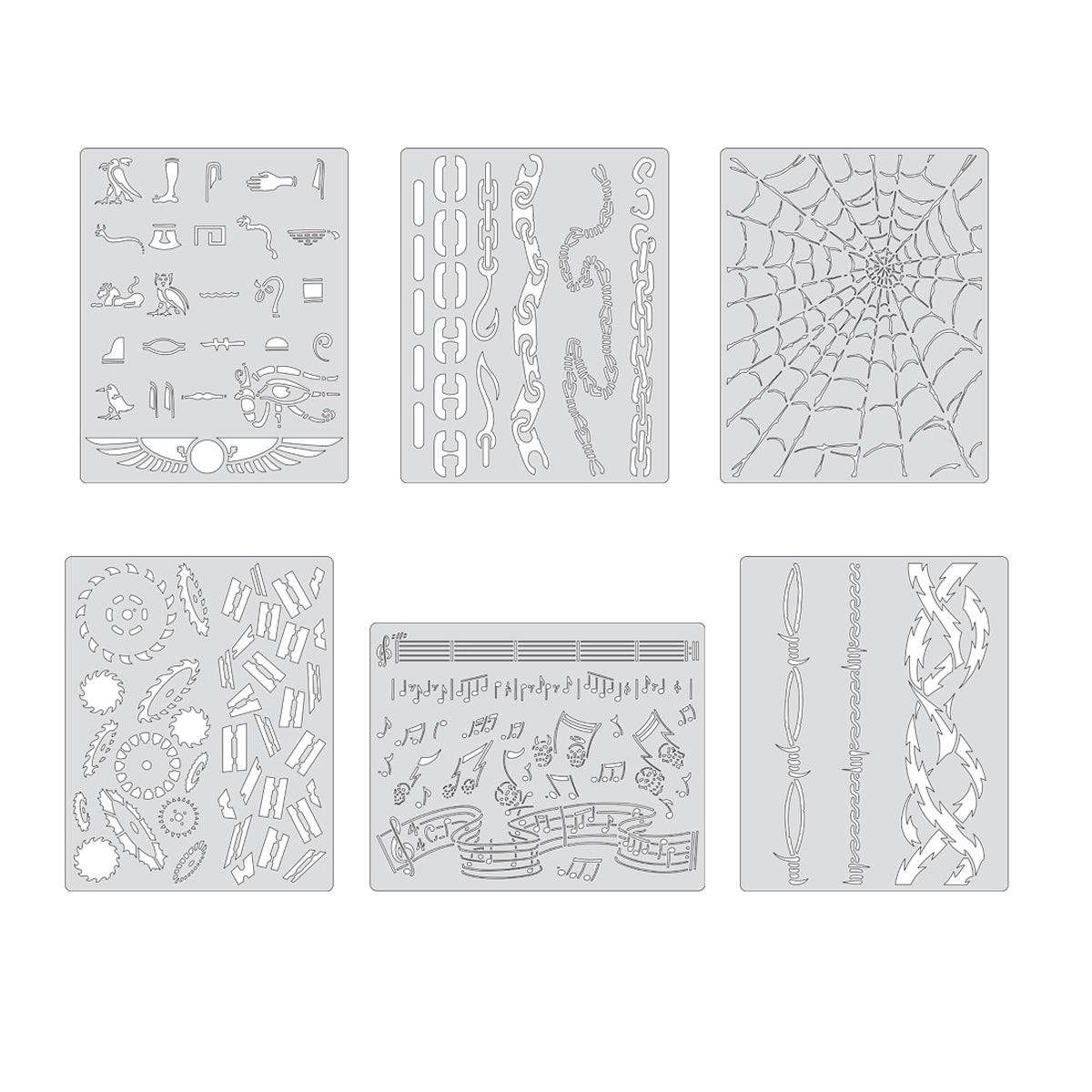 FH.FX321MS - Kustom FX3 Mini Series Airbrush Template