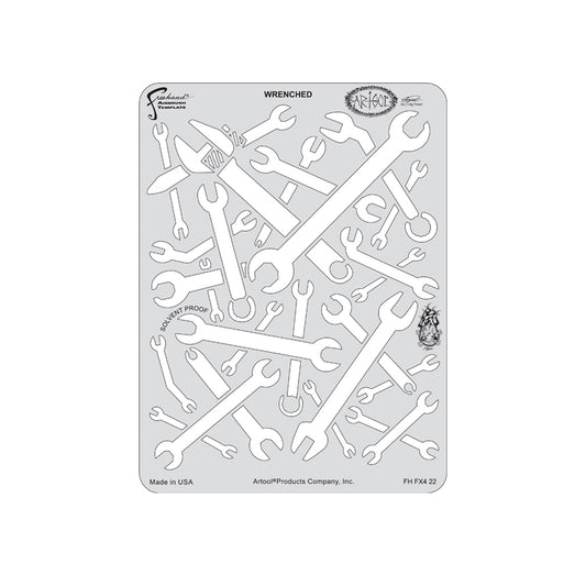 FH.FX422 - Wrenched Kustom FX4 Airbrush Template