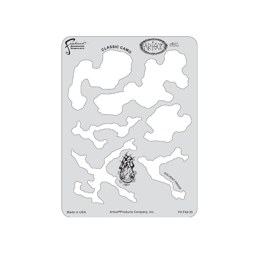 FH.FX425 - Classic Camo Kustom FX4 Airbrush Template