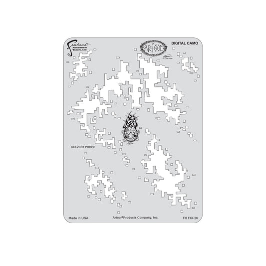 FH.FX426 - Digital Camo Kustom FX4 Airbrush Template