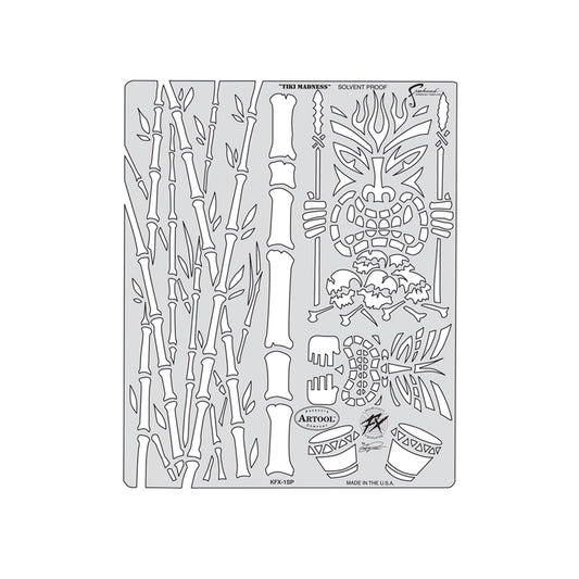 FH.KFX1 - Tiki Madness Kustom FX Airbrush Template