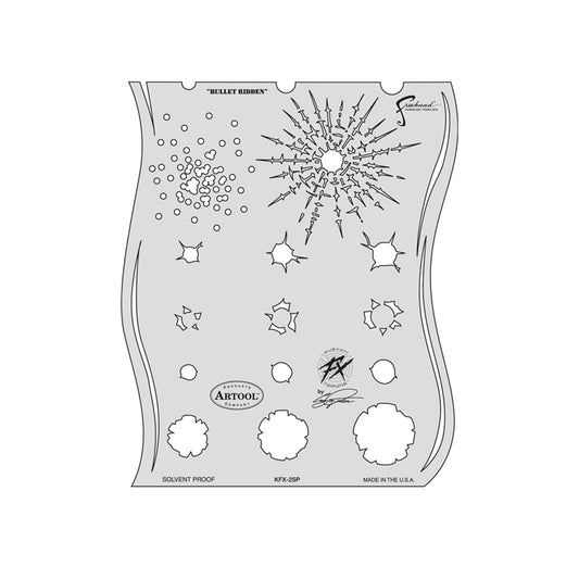 FH.KFX2 -  Bullet Ridden Kustom FX Airbrush Template