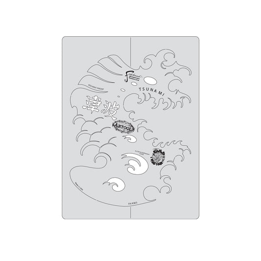 FH.KM3 - Tsunami Kanji Master Airbrush Template
